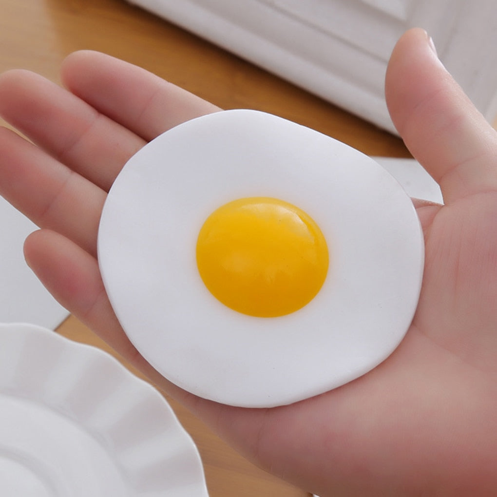 Lovely Fried Egg Relieve Stress Toy