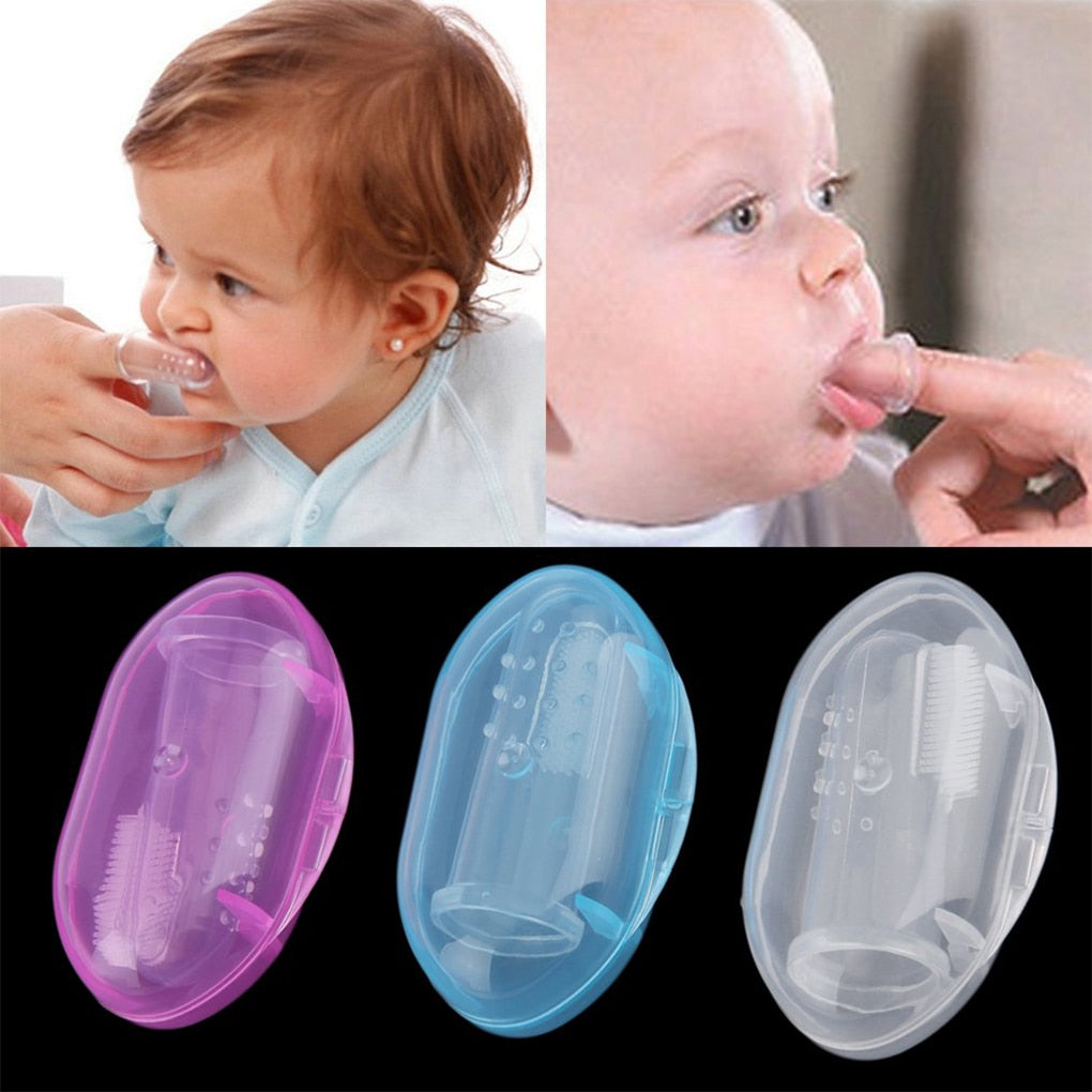 Baby Infant Soft Silicone Finger Toothbrush