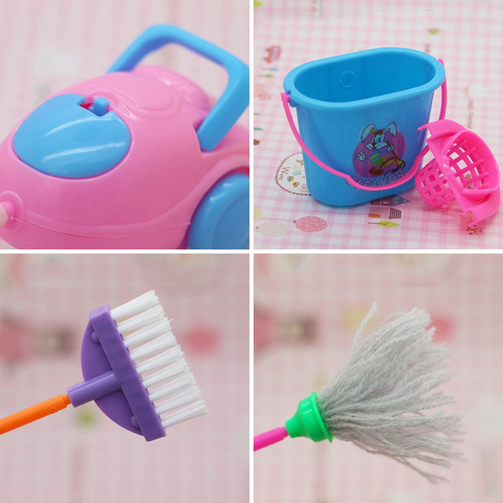 Mini Doll Household Cleaning Tools