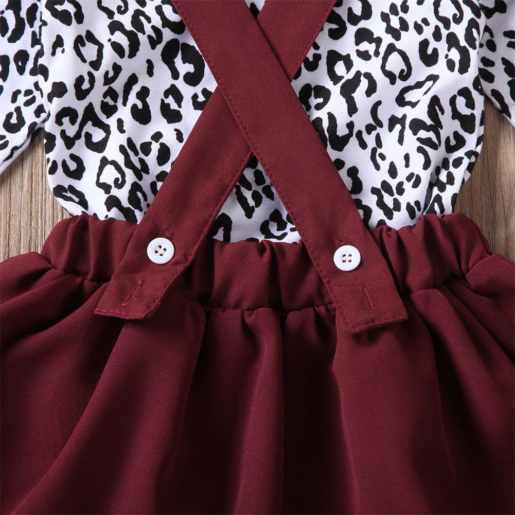 Toddler Leopard Skirt For Baby Girl