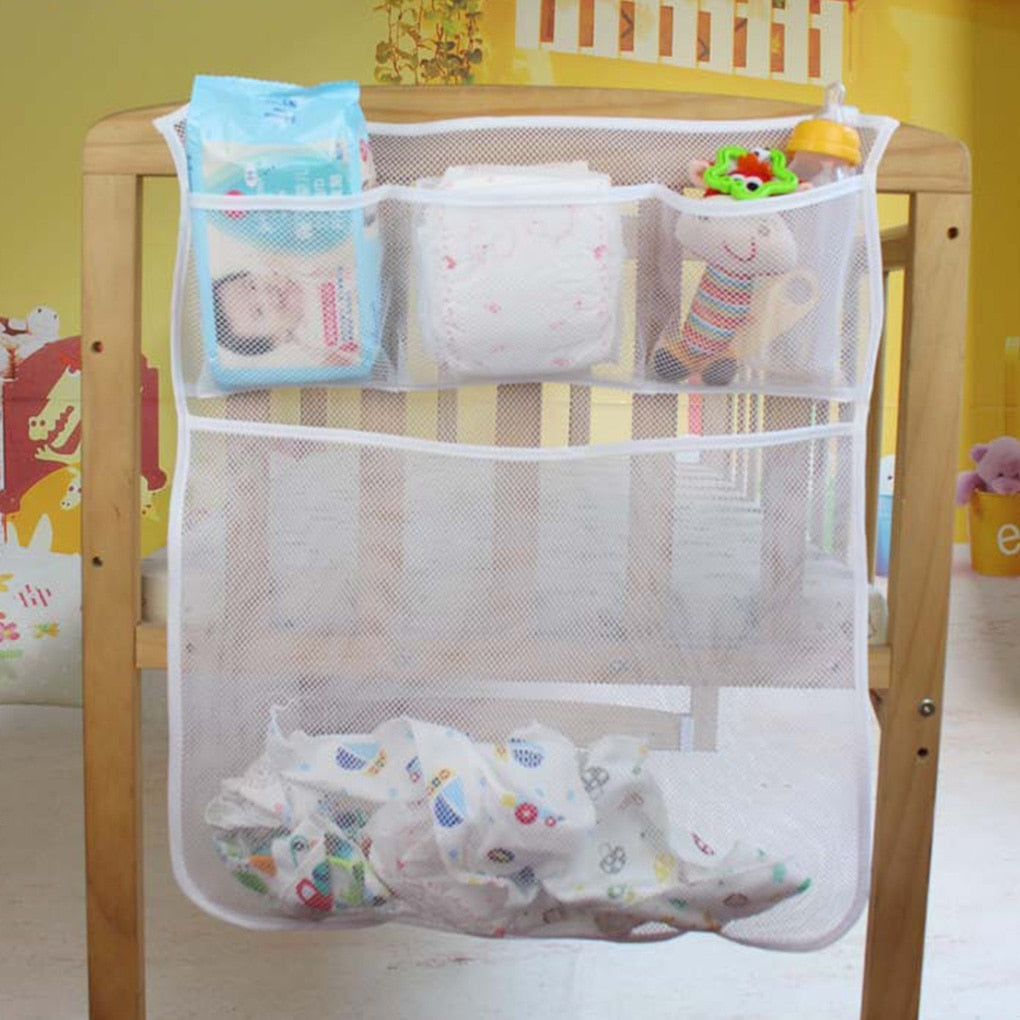 Newborn Infant Baby Crib Mesh Bag